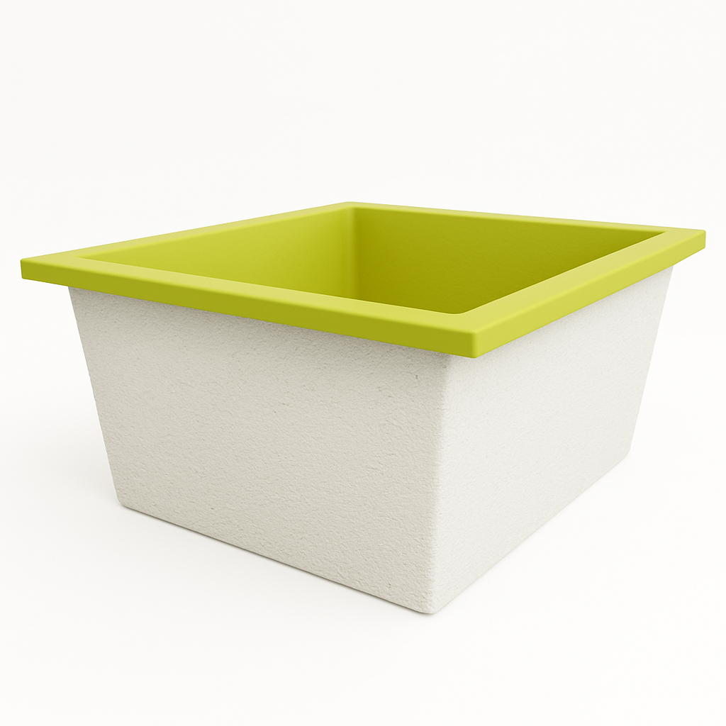 1400 L x 1200 W x 625 H. Bain profond. Omnitub Duo Flow