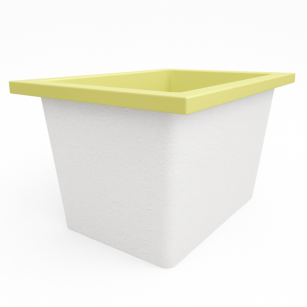 Omnitub Solo Max 1050 x 800 handmade UK deep soaking tub 600mm depth rectangular - product detail 5