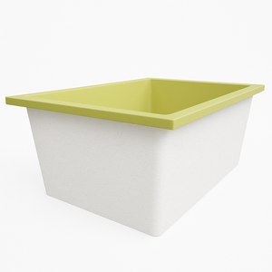 Omnitub Solo Extreme 1600 x 1050 handmade UK deep soaking tub 600mm depth wide rectangular - styled setting