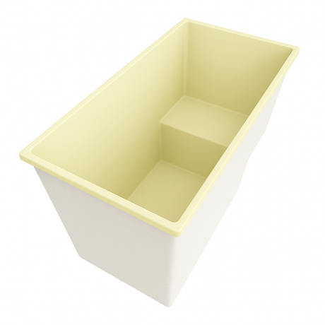 Deep Bathtub With Seat 1495 L x 800 W x 1000 Depth Handmade by Omnitub