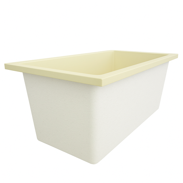 Omnitub 1500 x 800 handmade UK deep soaking tub 600mm depth rectangular - main product view 6