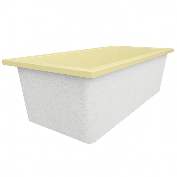 Omnitub 1900 x 900 UK deep soaking tub 600mm depth rectangular - configuration detail 4
