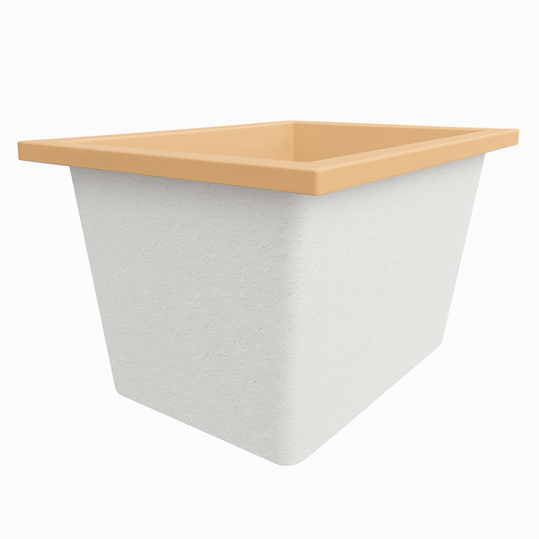 Omnitub Solo Max 1050 x 800 handmade UK deep soaking tub 600mm depth rectangular - design feature 5