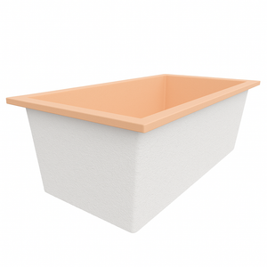 Deep Bathtub 1750 L x 950 W x 600 Soaking Depth Handmade by Omnitub