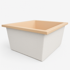 1400 L x 1200 W x 625 H. Bain profond. Omnitub Duo Flow