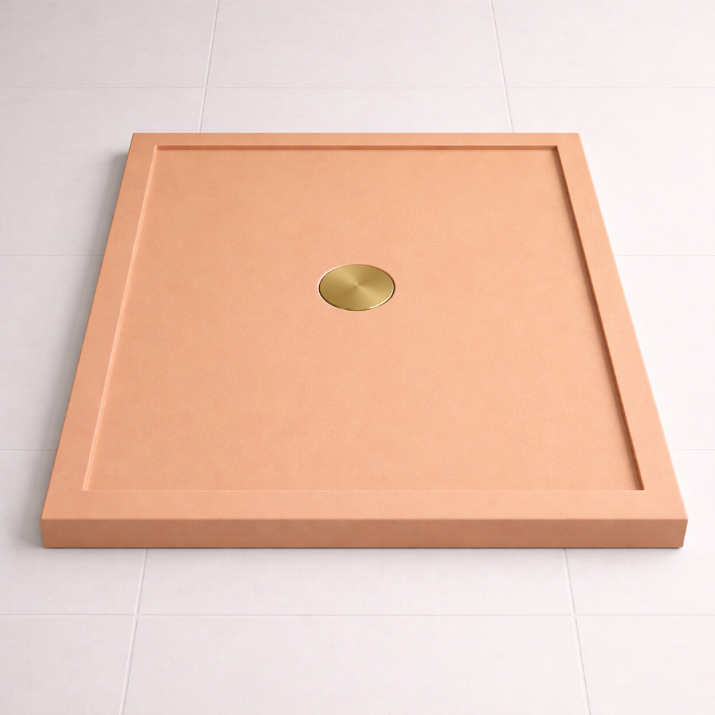 Omnitub 740 × 590 Rectangular Shower Tray – 35mm Slim Non-Slip - colour detail 2