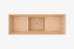 Baignoire à assise profonde 1100 L x 700 W x 1000 H Baignoire de trempage japonaise d'Omnitub