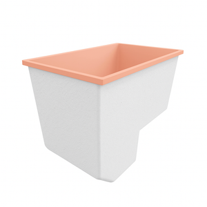 Deep Bathtub With Seat 1100 L x 700 W x 1000 Depth Handmade by Omnitub