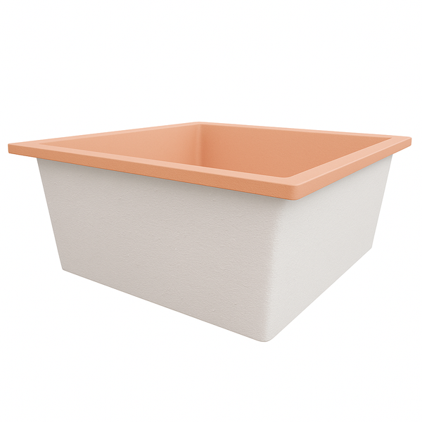 Omnitub Duo Ultra 1500 x 1500 handmade deep soaking tub 600mm depth square - bathroom installation 5