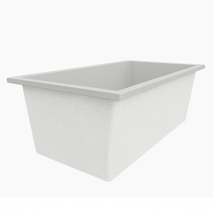Deep Bathtub 1750 L x 950 W x 600 Soaking Depth Handmade by Omnitub