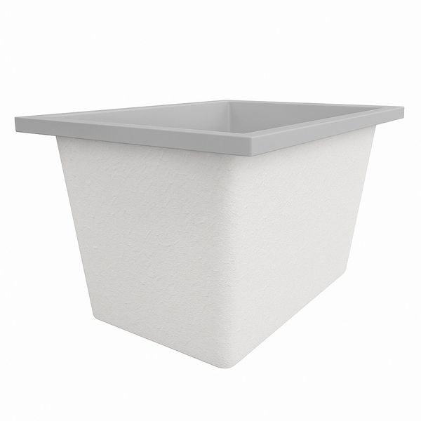 Omnitub Solo Max 1050 x 800 handmade UK deep soaking tub 600mm depth rectangular - colour detail 5