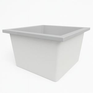 Deep Bathtub 1050 L x 1050 W x 600 Soaking Depth Handmade by Omnitub