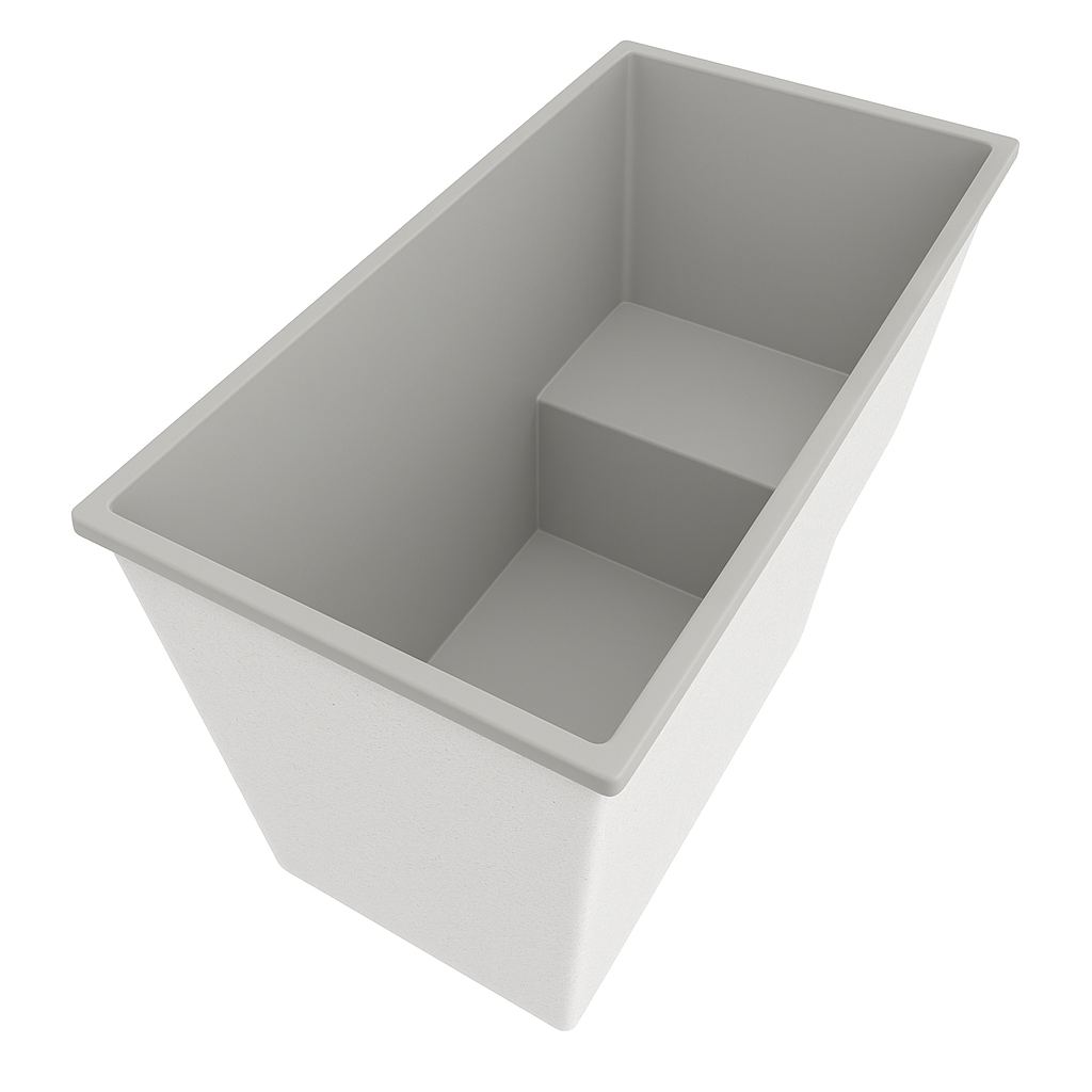 1495 x 800 Seated Soaking Tub – 1000mm Depth – Rectangular – Omnitub