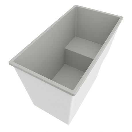 Deep Bathtub With Seat 1495 L x 800 W x 1000 Depth Handmade by Omnitub