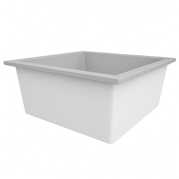 Omnitub Duo Ultra 1500 x 1500 handmade deep soaking tub 600mm depth square - product detail 5