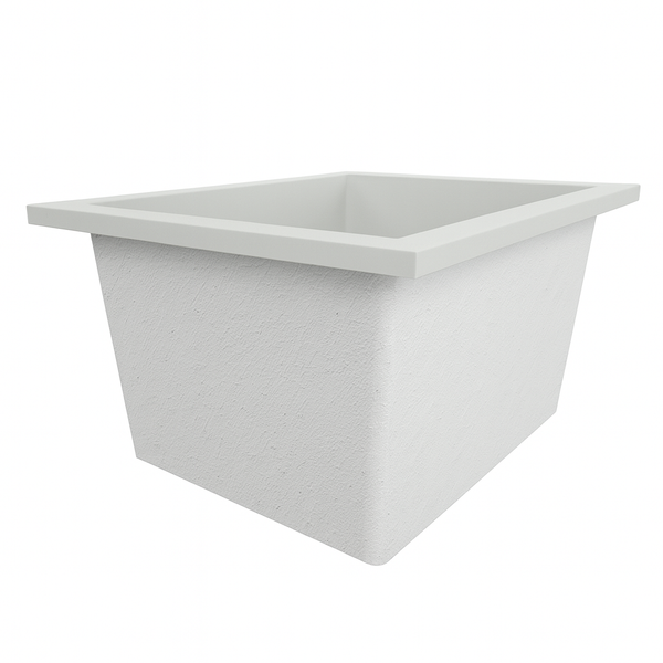 Omnitub Solo Extra 1150 x 900 handmade UK deep soaking tub 600mm depth rectangular - configuration detail 6