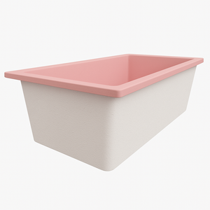 Deep Bathtub 1750 L x 950 W x 600 Soaking Depth Handmade by Omnitub