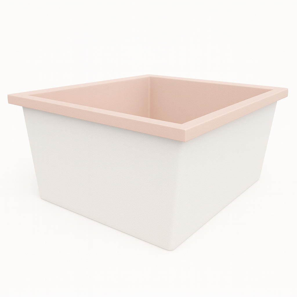 1400 L x 1200 W x 625 H. Bain profond. Omnitub Duo Flow