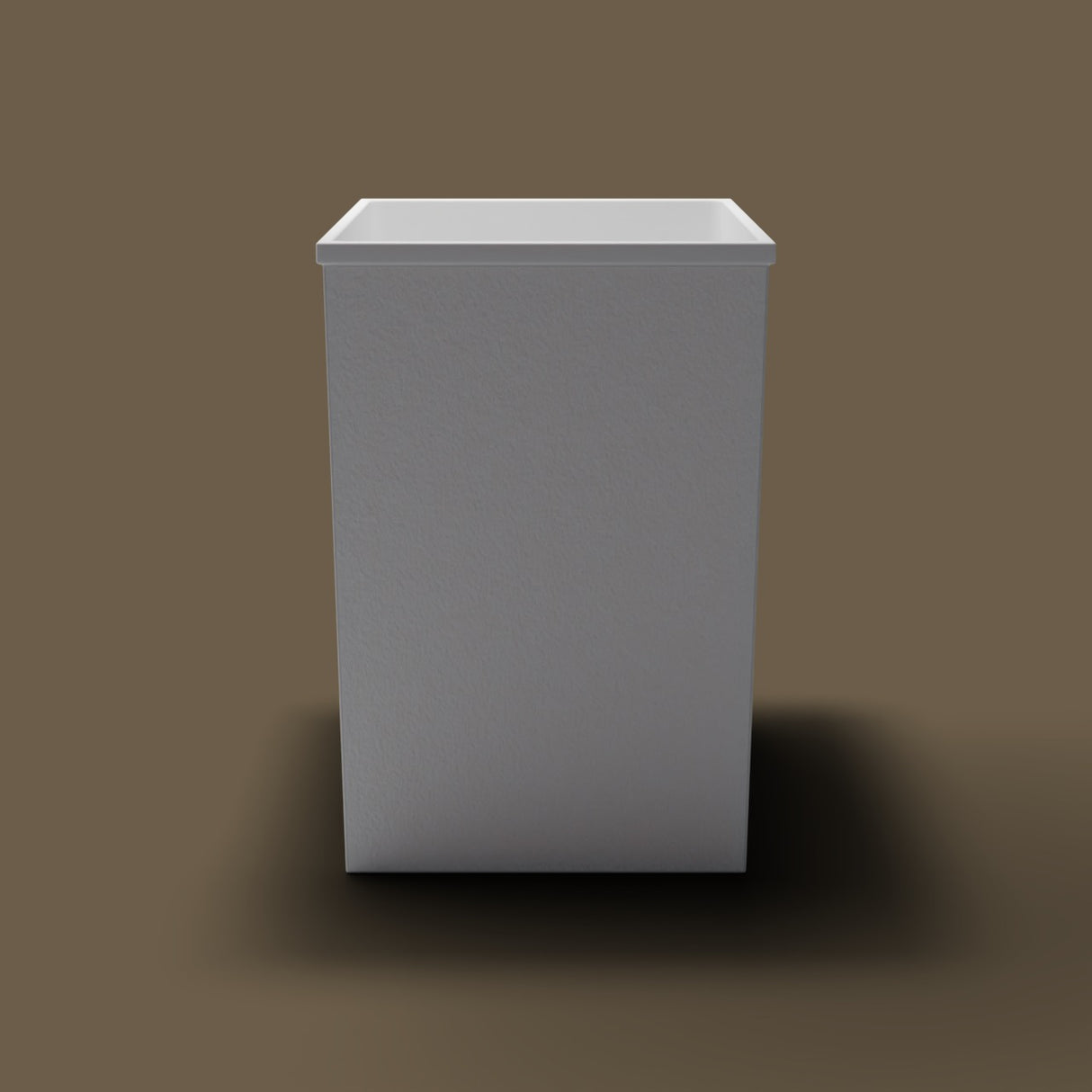1195 x 825 Plunge Tub — End view [render:endelev:nofeet] [bg:hush]