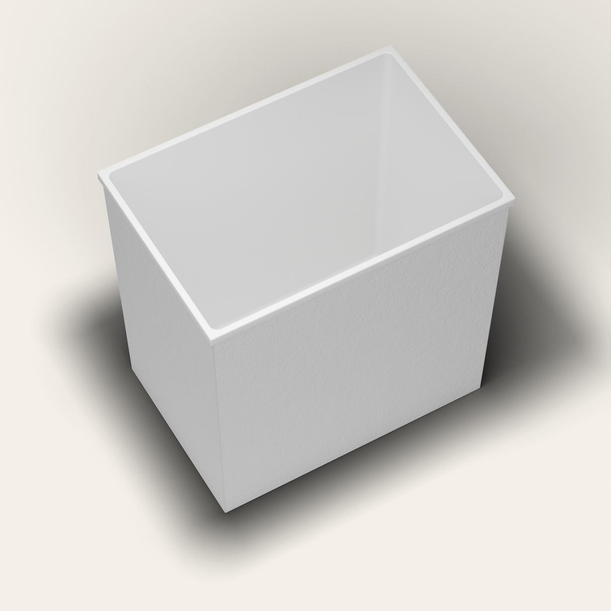 Omnitub 1195 x 825 plunge tub tipped [render:tipped:nofeet]