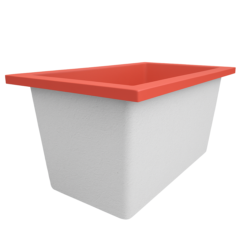 Omnitub 1250 x 750 Deep Soaking Bathtub – 600mm Internal Depth – Rectangular