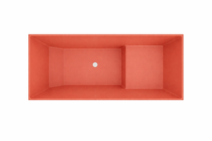 Baignoire à assise profonde 1100 L x 700 W x 1000 H Baignoire de trempage japonaise d'Omnitub