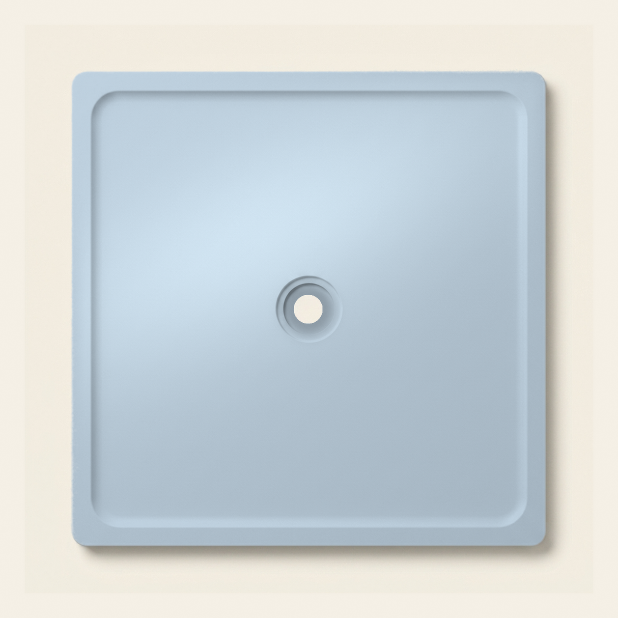 OMN-V5B Porcelain Blue — 1500 x 1500 shower tray