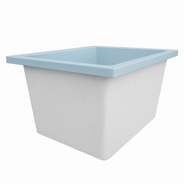Omnitub Solo Extra 1150 x 900 handmade UK deep soaking tub 600mm depth rectangular - feature highlight 6