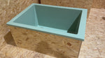Deep Bathtub 1300 L x 950 W x 600 Soaking Depth Handmade by Omnitub
