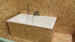Deep Bathtub 1600 L x 800 W x 600 Soaking Depth Handmade by Omnitub