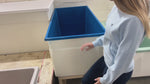 Deep Bathtub With Seat 1500 L x 700 W x 1000 Depth Handmade by Omnitub