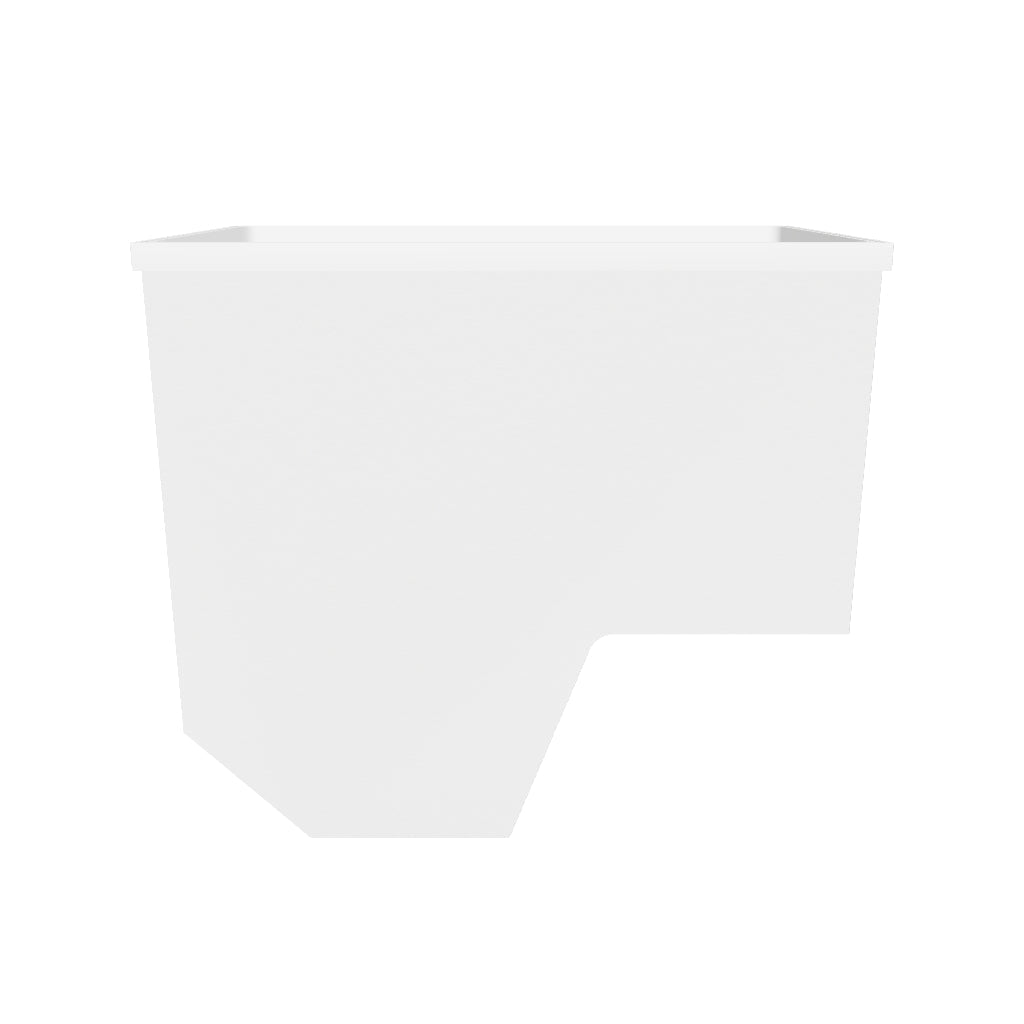1100 x 700 Matte Seated Soaking Tub – 1000mm Depth – Rectangular – Omnitub — interactive 3D model