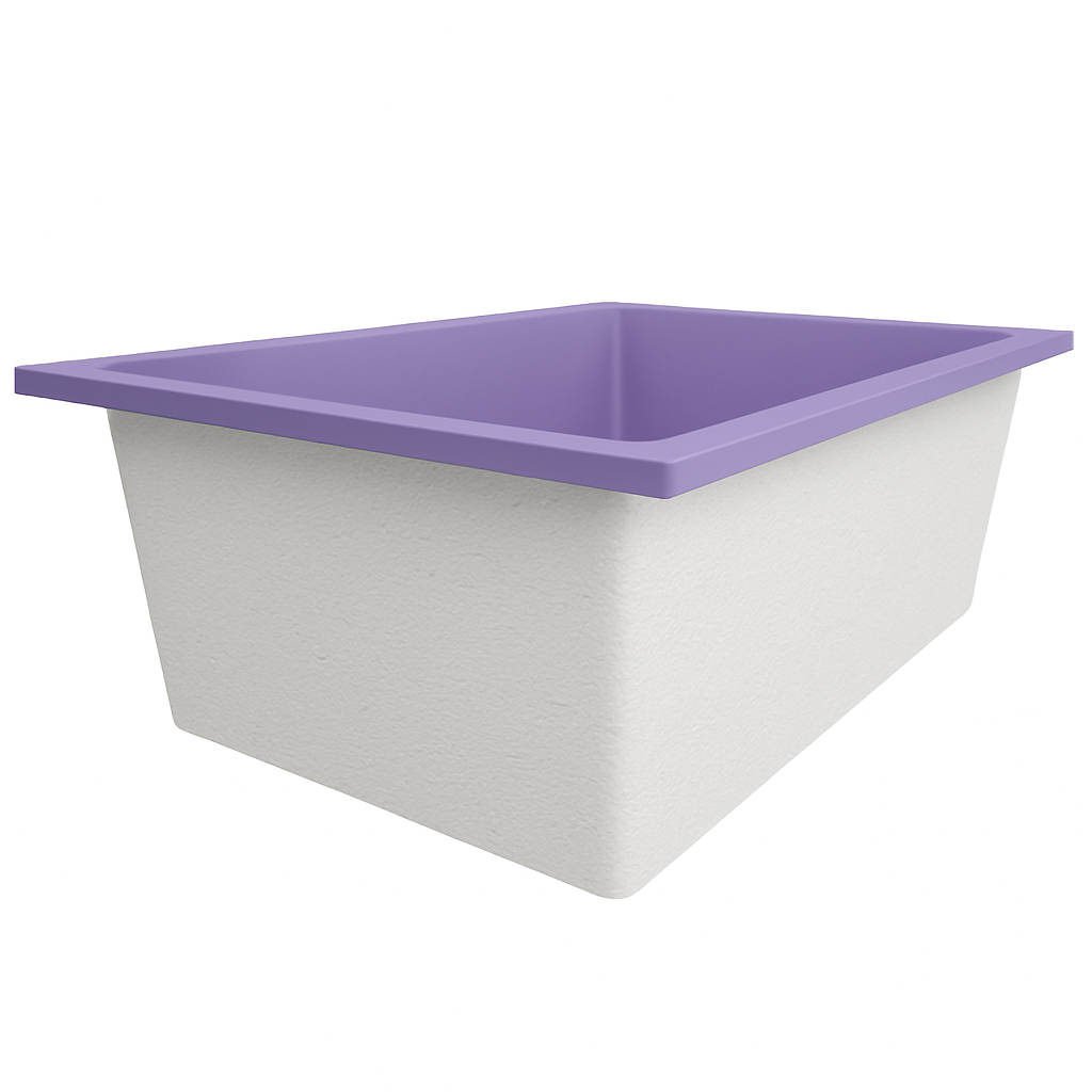 1500 L x 1050 W x 625 H. Bain profond. Omnitub Duo Extra 