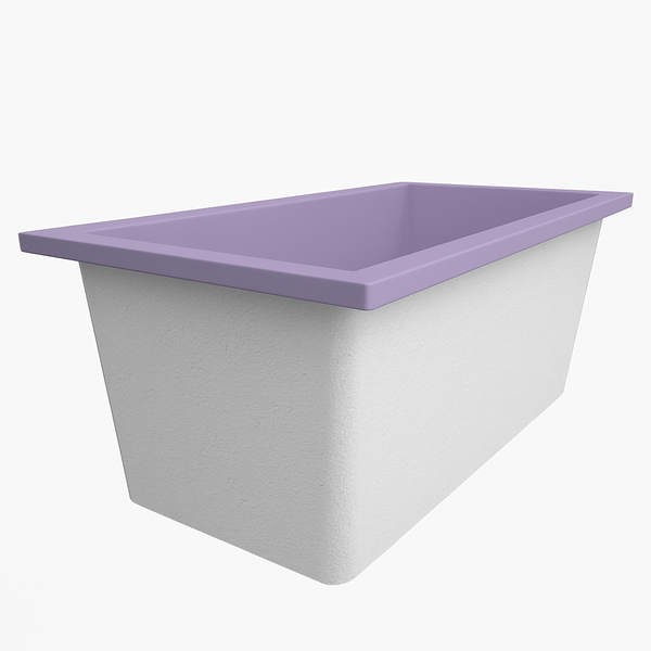 Omnitub 1500 x 800 deep soaking tub 600mm depth rectangular - product overview 5