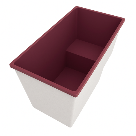 Deep Bathtub With Seat 1495 L x 800 W x 1000 Depth Handmade by Omnitub