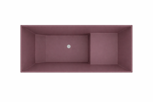 Baignoire à assise profonde 1100 L x 700 W x 1000 H Baignoire de trempage japonaise d'Omnitub