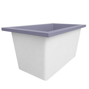 Omnitub 1250 x 750 Deep Soaking Bathtub – 600mm Internal Depth – Rectangular