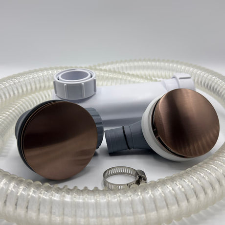 Push Down Waste With Overflow - Omnitub bathroom accessory - interior detail