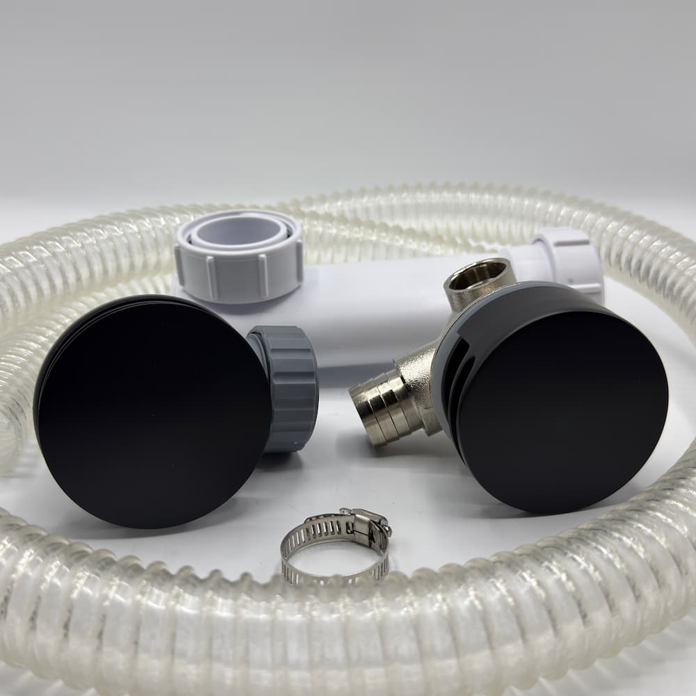 Push Down Bath Filler with Overflow - Omnitub bathroom accessory - lifestyle setting