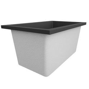 Omnitub 1250 x 750 Deep Soaking Bathtub – 600mm Internal Depth – Rectangular