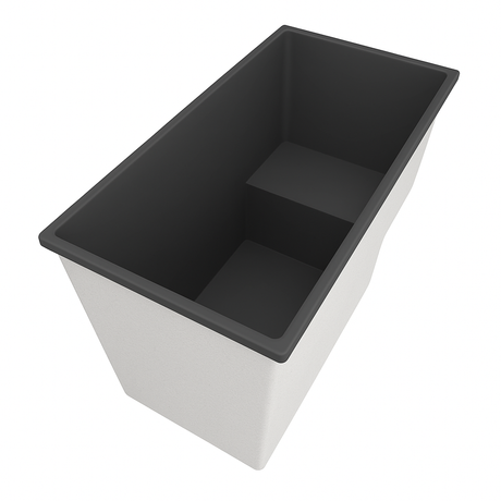 Deep Bathtub With Seat 1495 L x 800 W x 1000 Depth Handmade by Omnitub