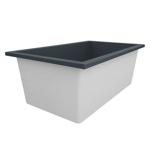 Deep Bathtub 1750 L x 950 W x 600 Soaking Depth Handmade by Omnitub