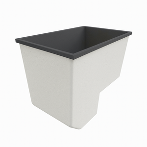 Deep Bathtub With Seat 1100 L x 700 W x 1000 Depth Handmade by Omnitub