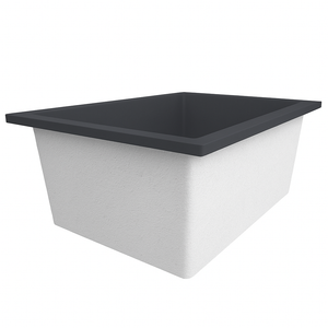 Omnitub Solo Extreme 1600 x 1050 handmade UK deep soaking tub 600mm depth wide rectangular - main product view 2
