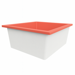 Deep Bathtub 1600 L x 1600 W x 600 Soaking Depth Handmade by Omnitub