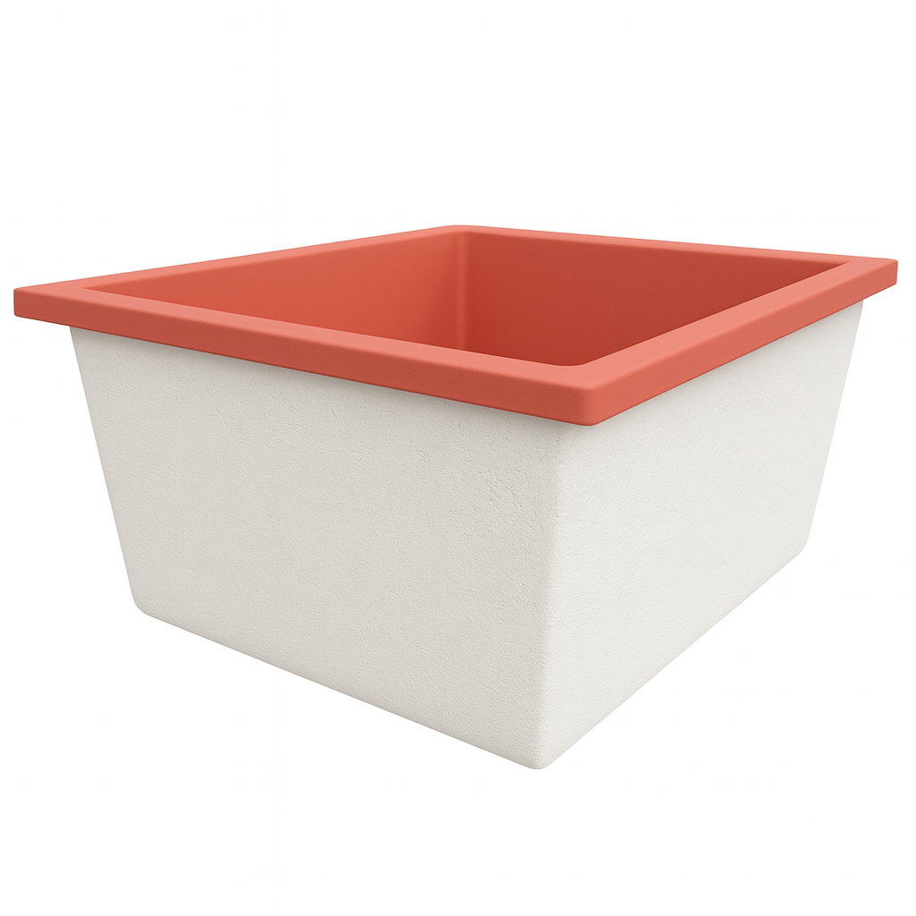 1400 L x 1200 W x 625 H. Bain profond. Omnitub Duo Flow