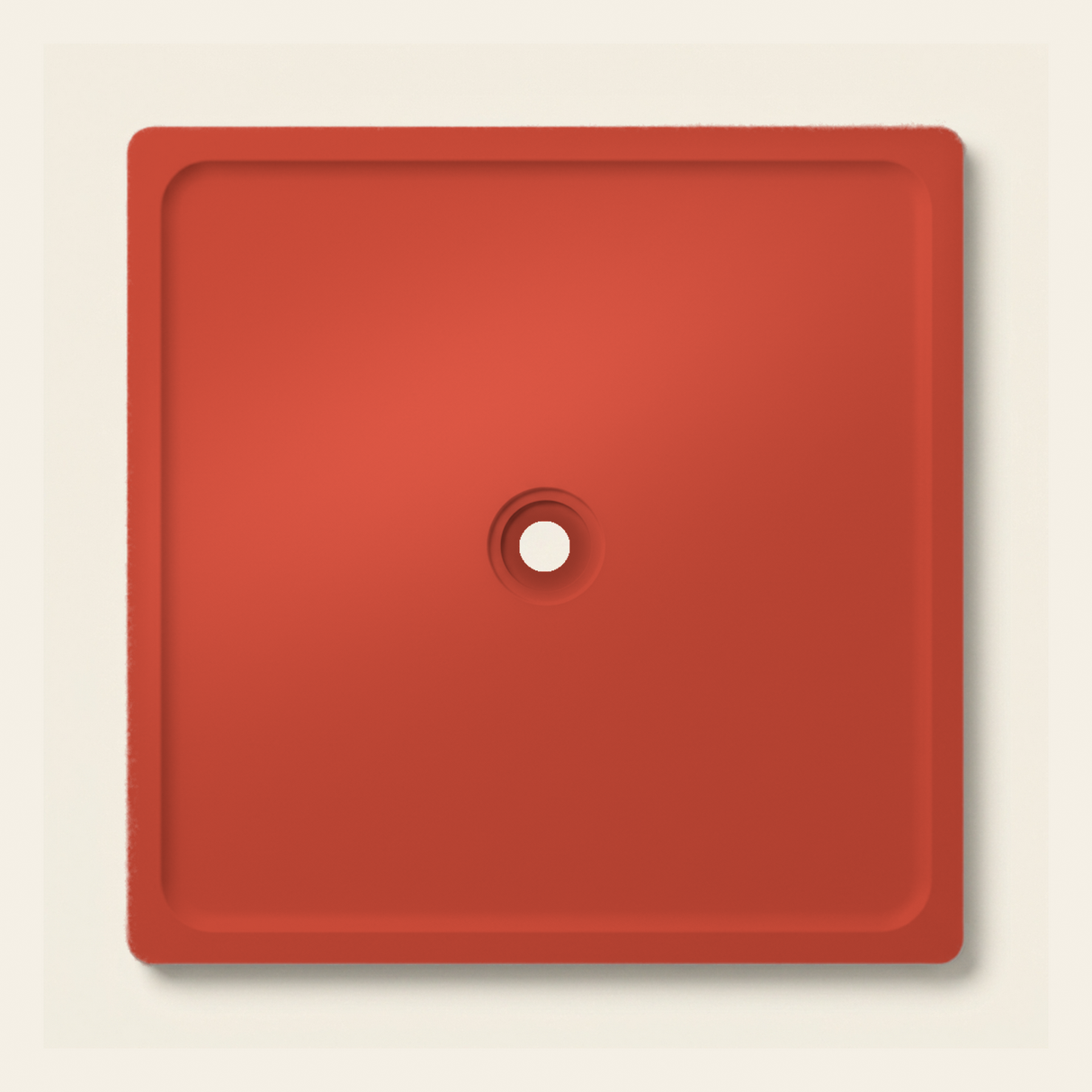 OMN-V5B Red — 1500 x 1500 shower tray