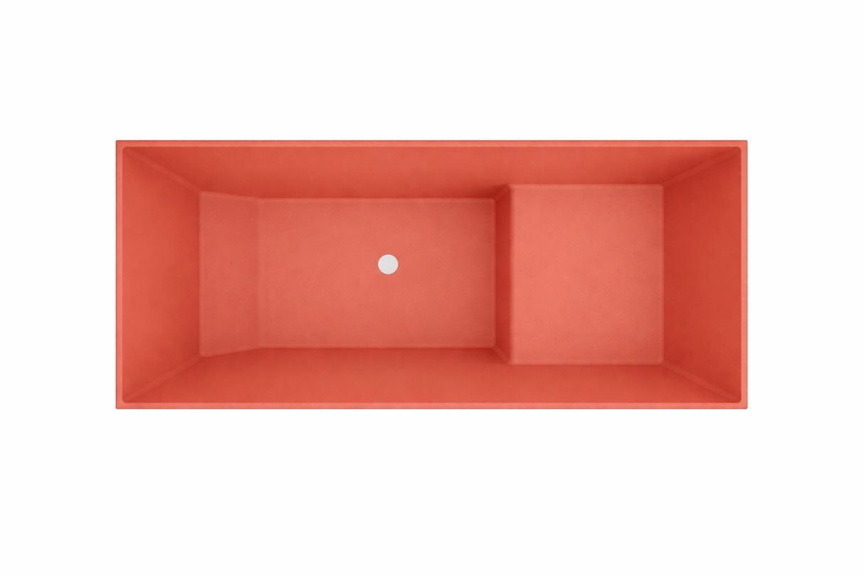 Baignoire à assise profonde 1100 L x 700 W x 1000 H Baignoire de trempage japonaise d'Omnitub