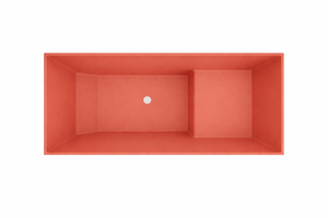 Baignoire à assise profonde 1100 L x 700 W x 1000 H Baignoire de trempage japonaise d'Omnitub