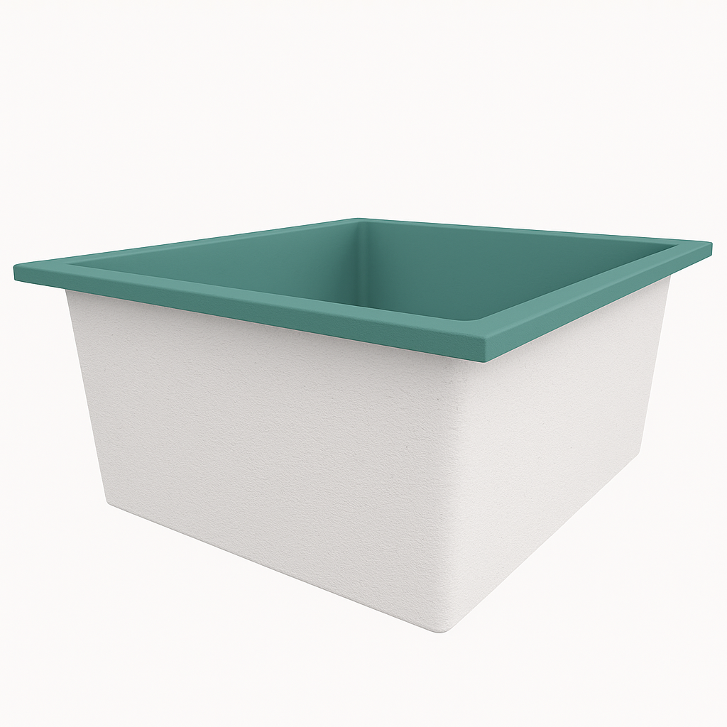 1400 L x 1200 W x 625 H. Bain profond. Omnitub Duo Flow